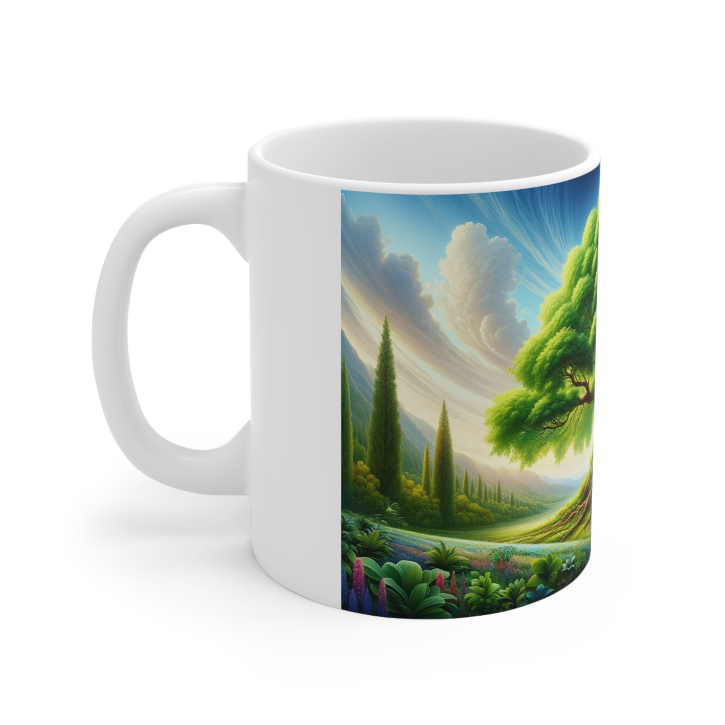 Tree of Life Ceramic Mug – Lead and BPA-Free 11oz / 325 ml / 0.33l