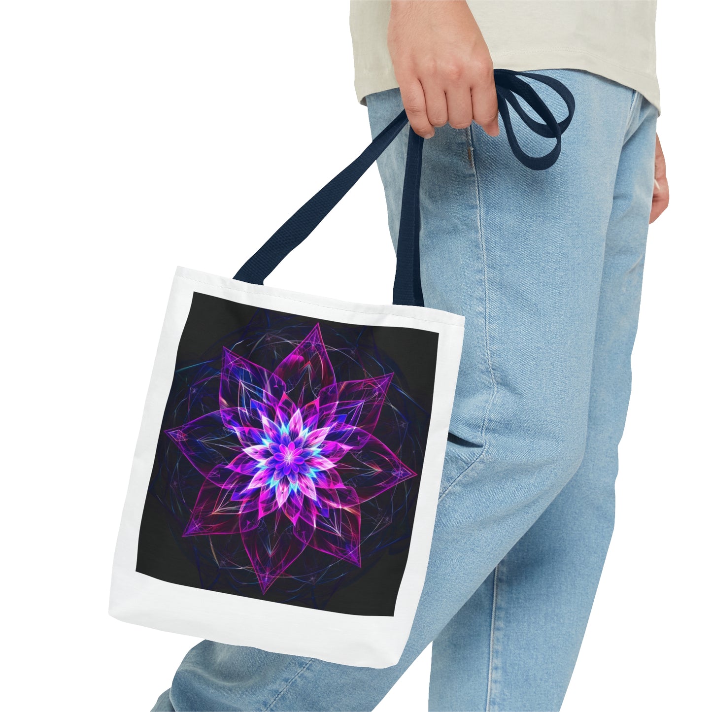 Flower of Life design Tote Bag