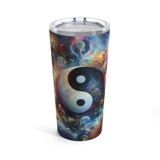 Yin and yang Design Tumbler 20oz