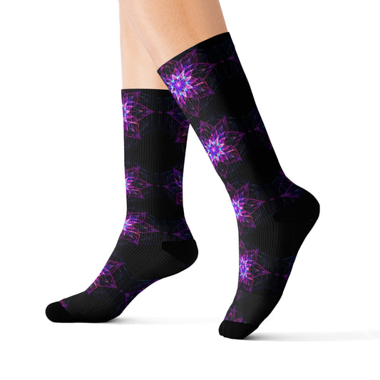 Flower of Life design Socks