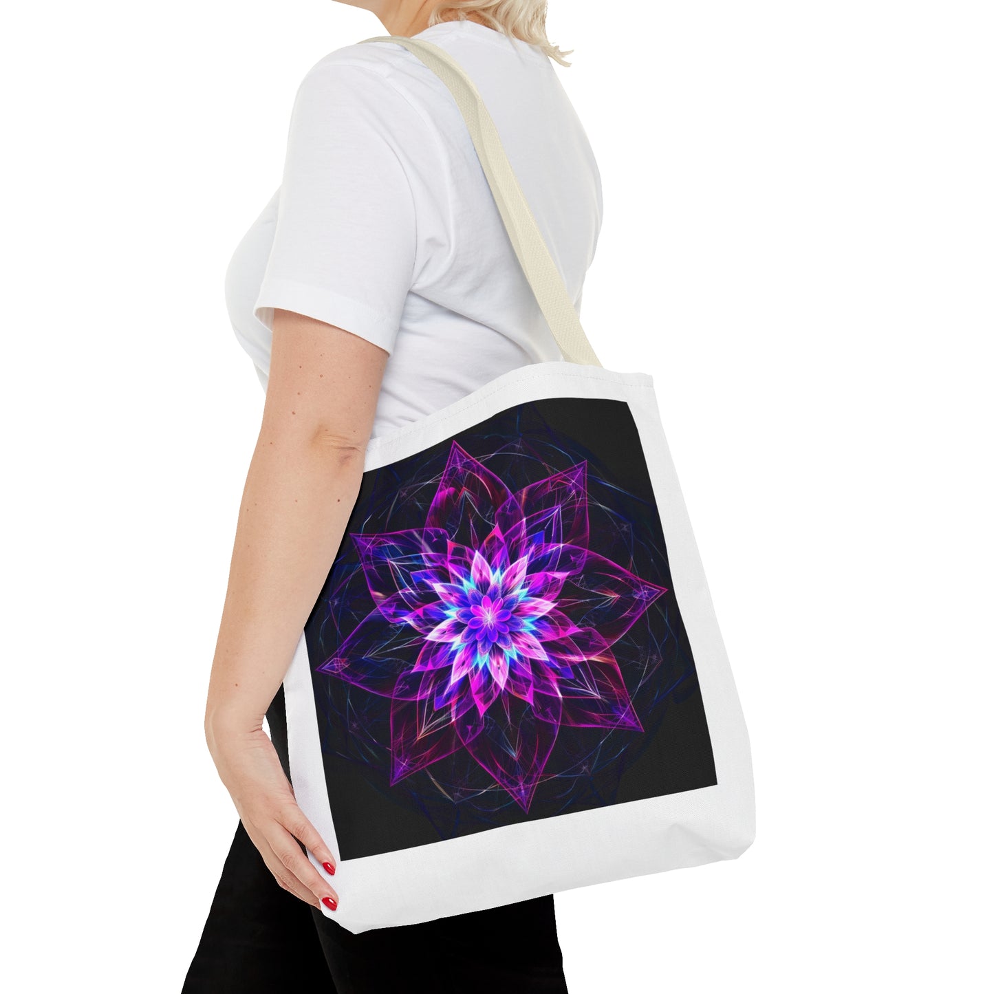 Flower of Life design Tote Bag