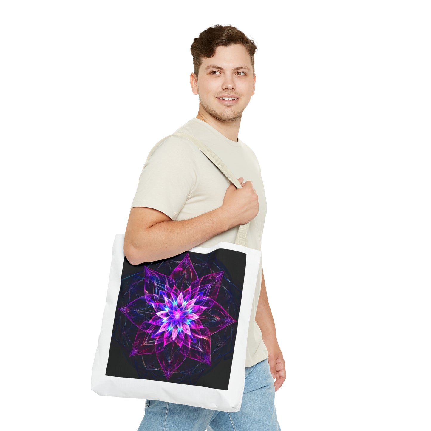 Flower of Life design Tote Bag