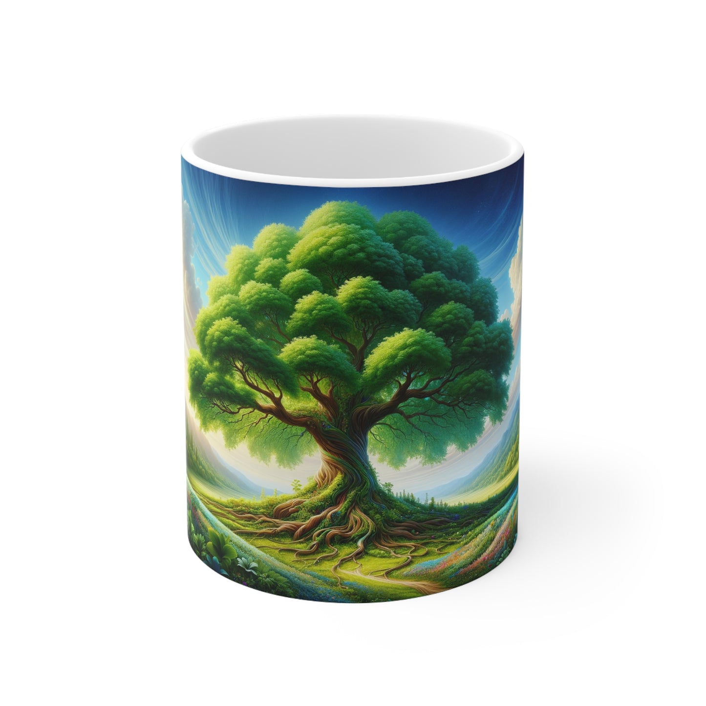 Tree of Life Ceramic Mug – Lead and BPA-Free 11oz / 325 ml / 0.33l