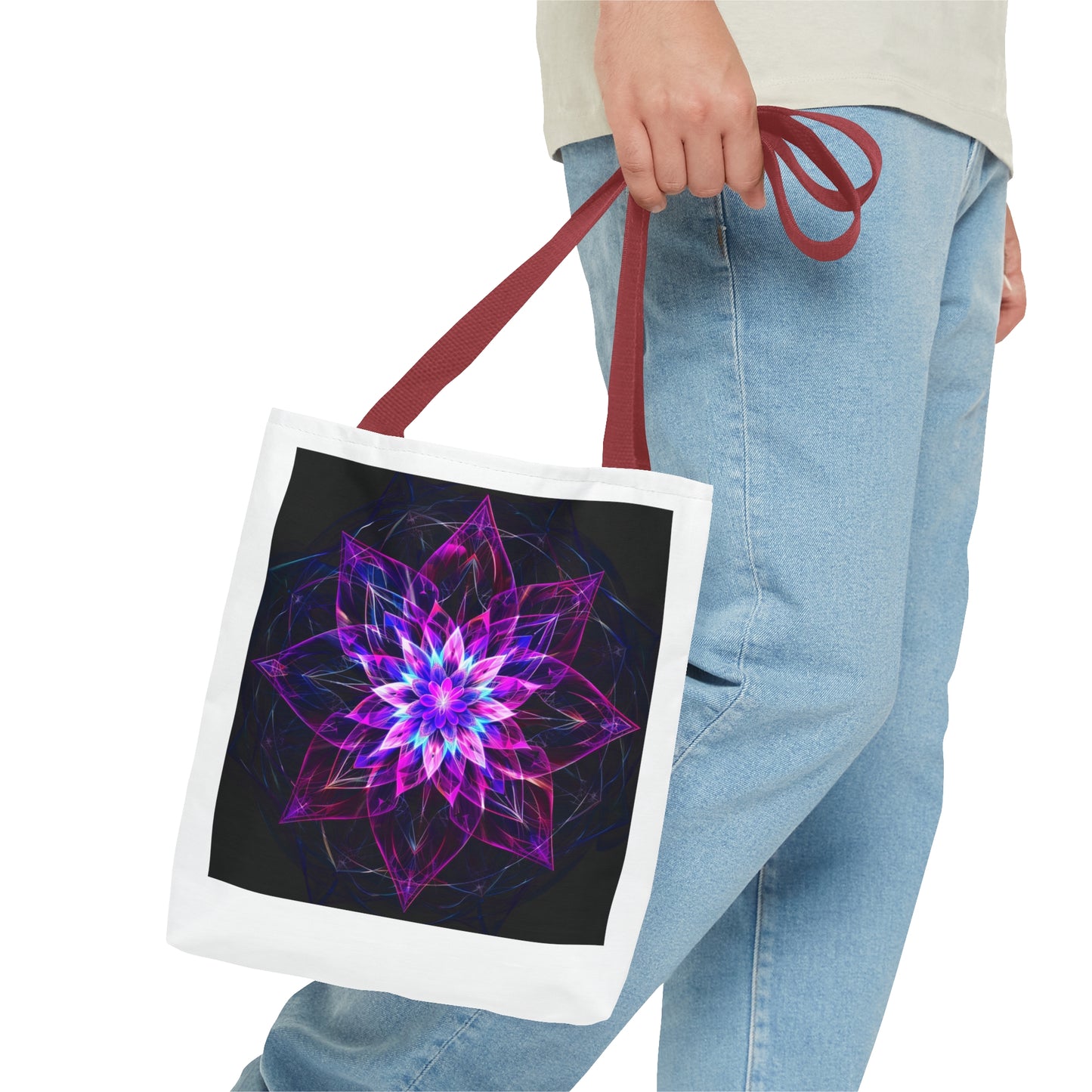 Flower of Life design Tote Bag