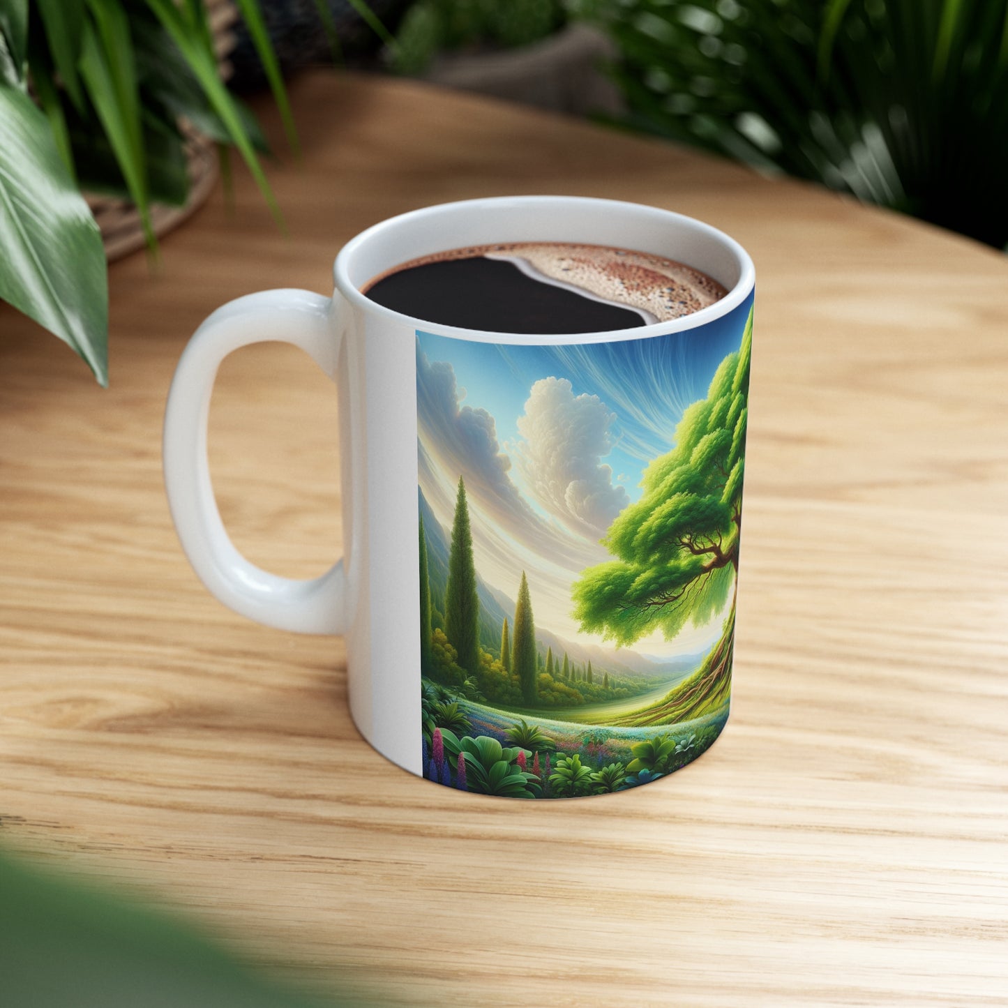 Tree of Life Ceramic Mug – Lead and BPA-Free 11oz / 325 ml / 0.33l