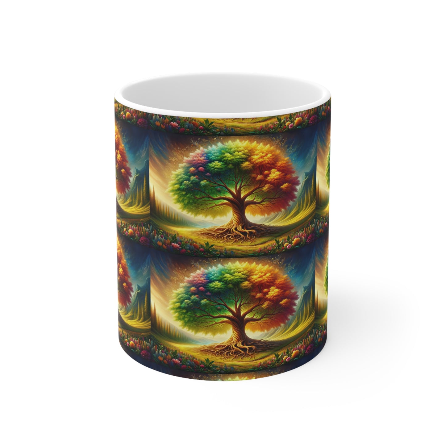 Beautiful Tree of Life Ceramic Mug – Lead and BPA-Free 11oz / 325 ml / 0.33l