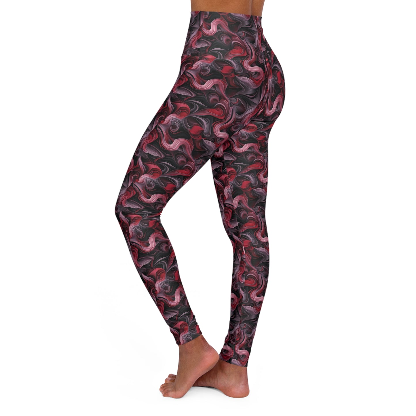 -High Waisted Yoga Leggings