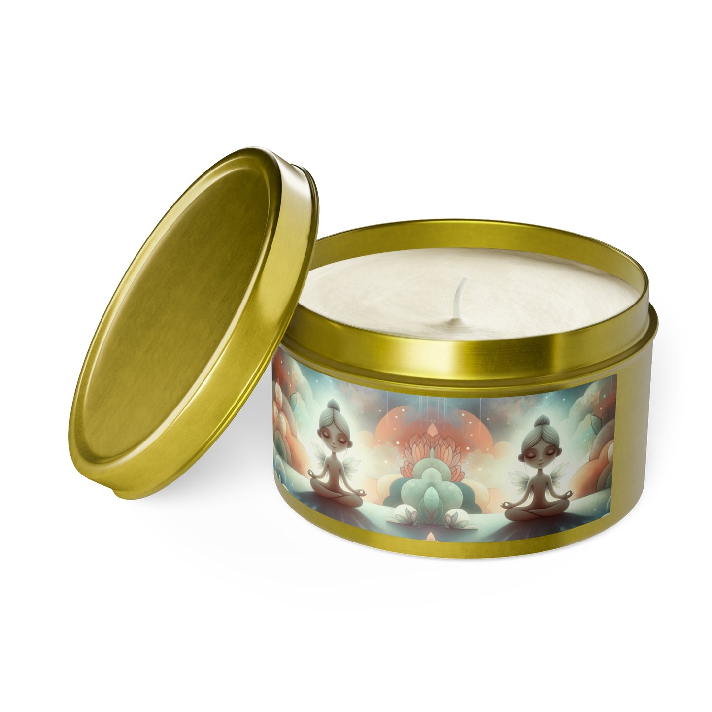 Marie la petite Yogi Tin Candles