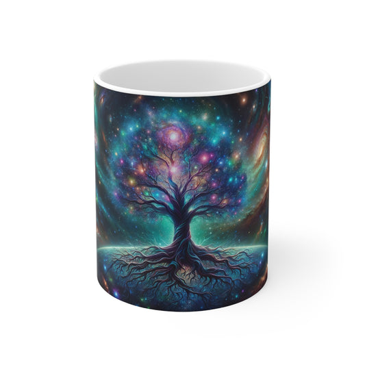 Magnifique Mug en Céramique Arbre de Vie – Sans Plomb ni BPA 11oz / 325 ml / 0.33l