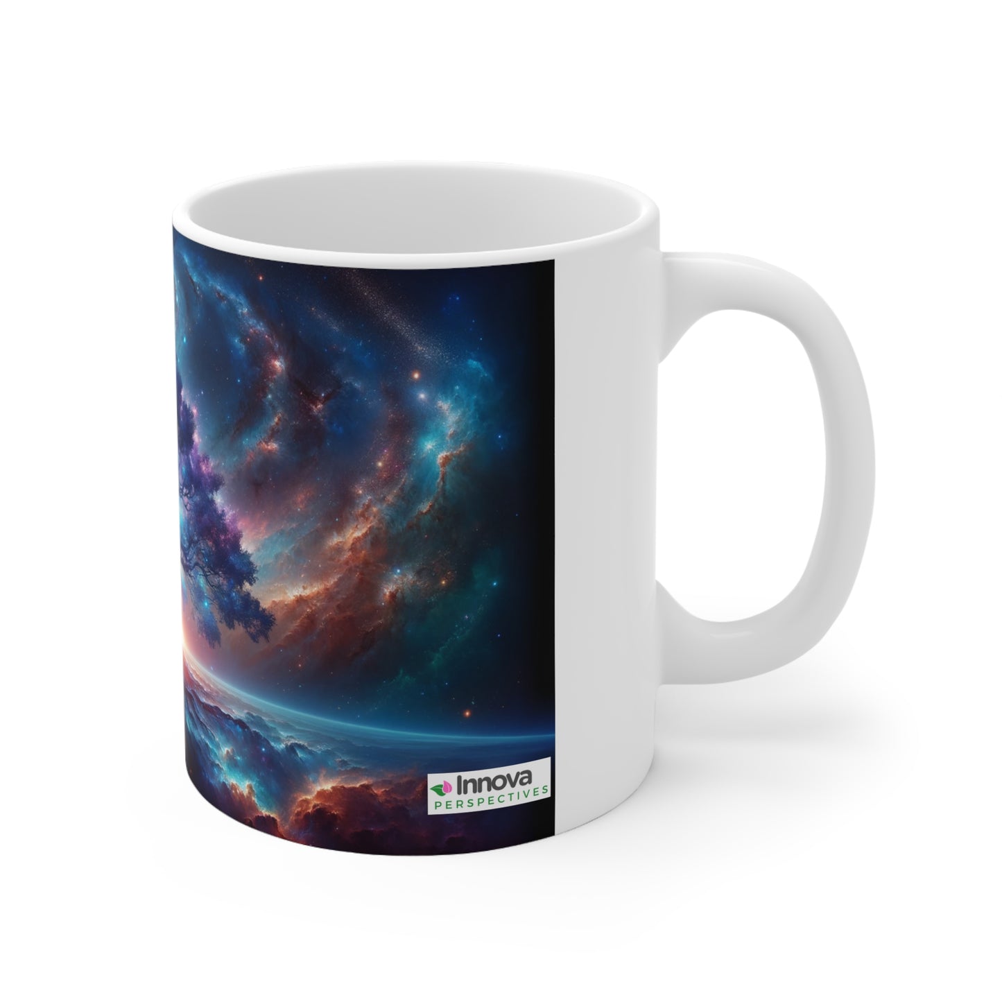 Tree of Life and cosmos Ceramic Mug – Lead and BPA-Free 11oz / 325 ml / 0.33l