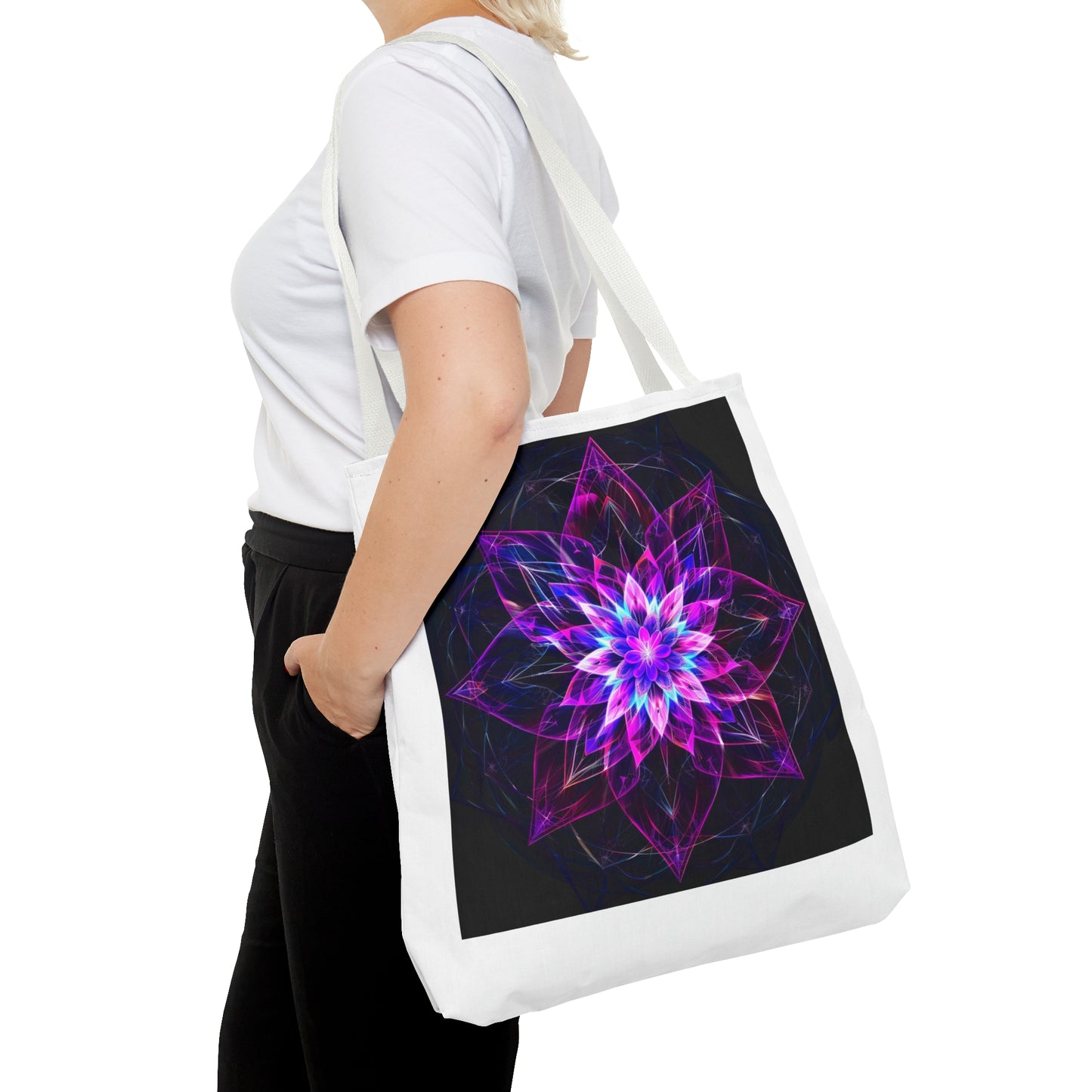 Flower of Life design Tote Bag