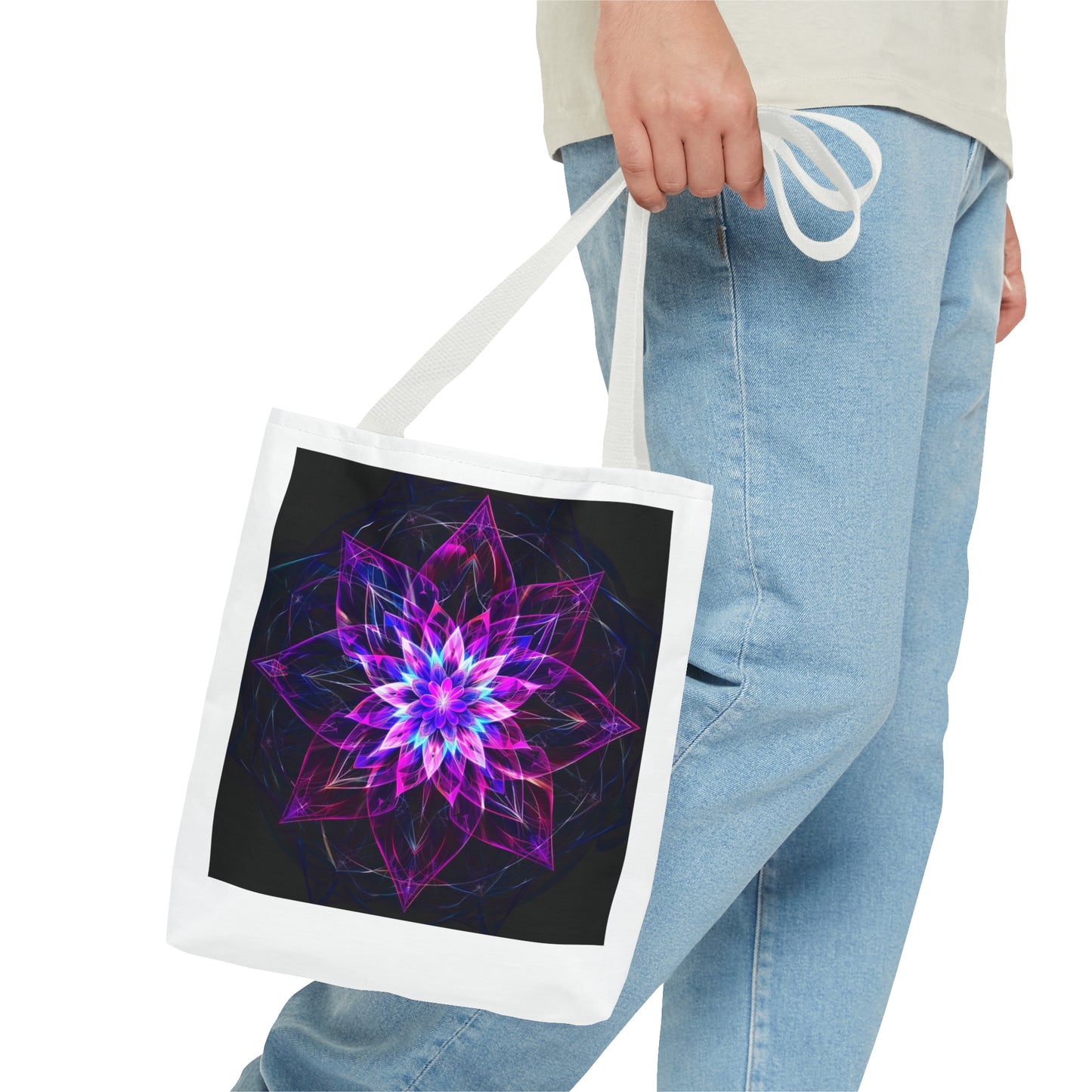 Flower of Life design Tote Bag