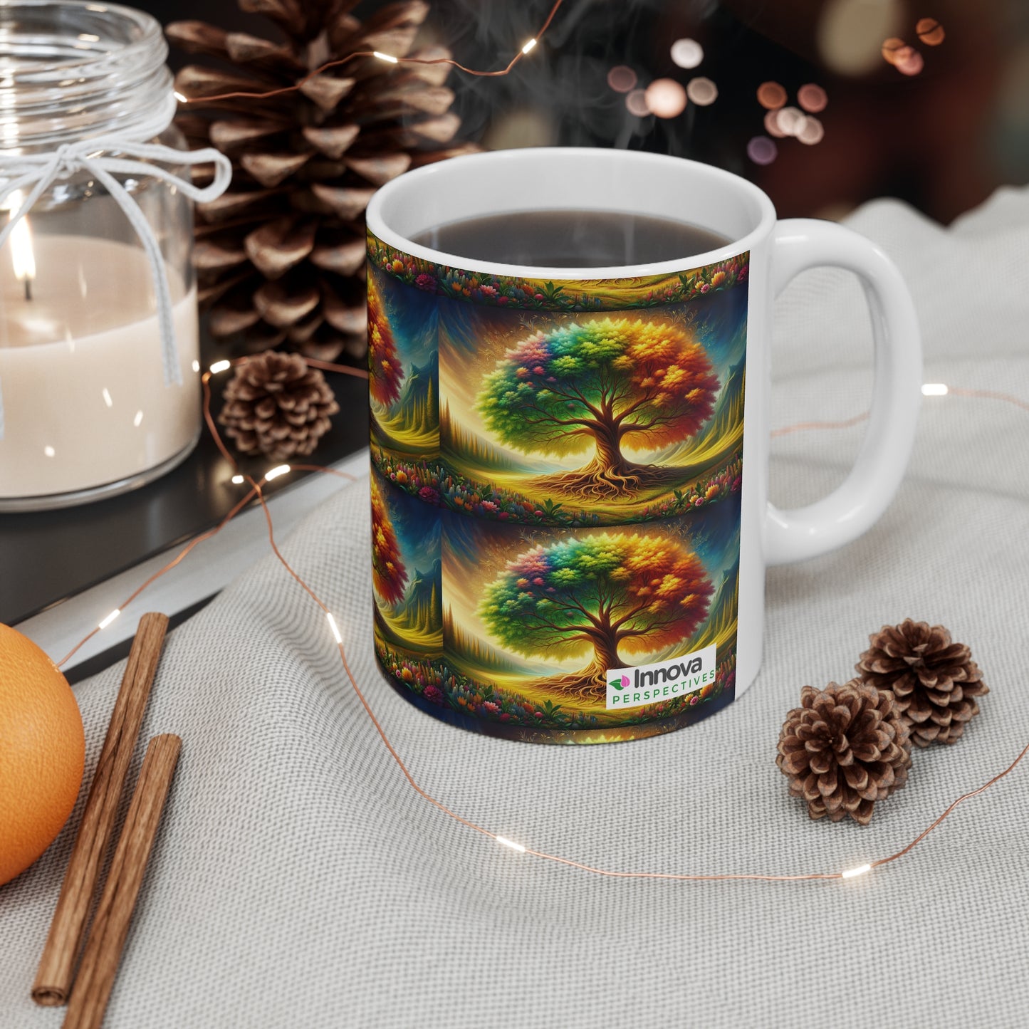 Beautiful Tree of Life Ceramic Mug – Lead and BPA-Free 11oz / 325 ml / 0.33l