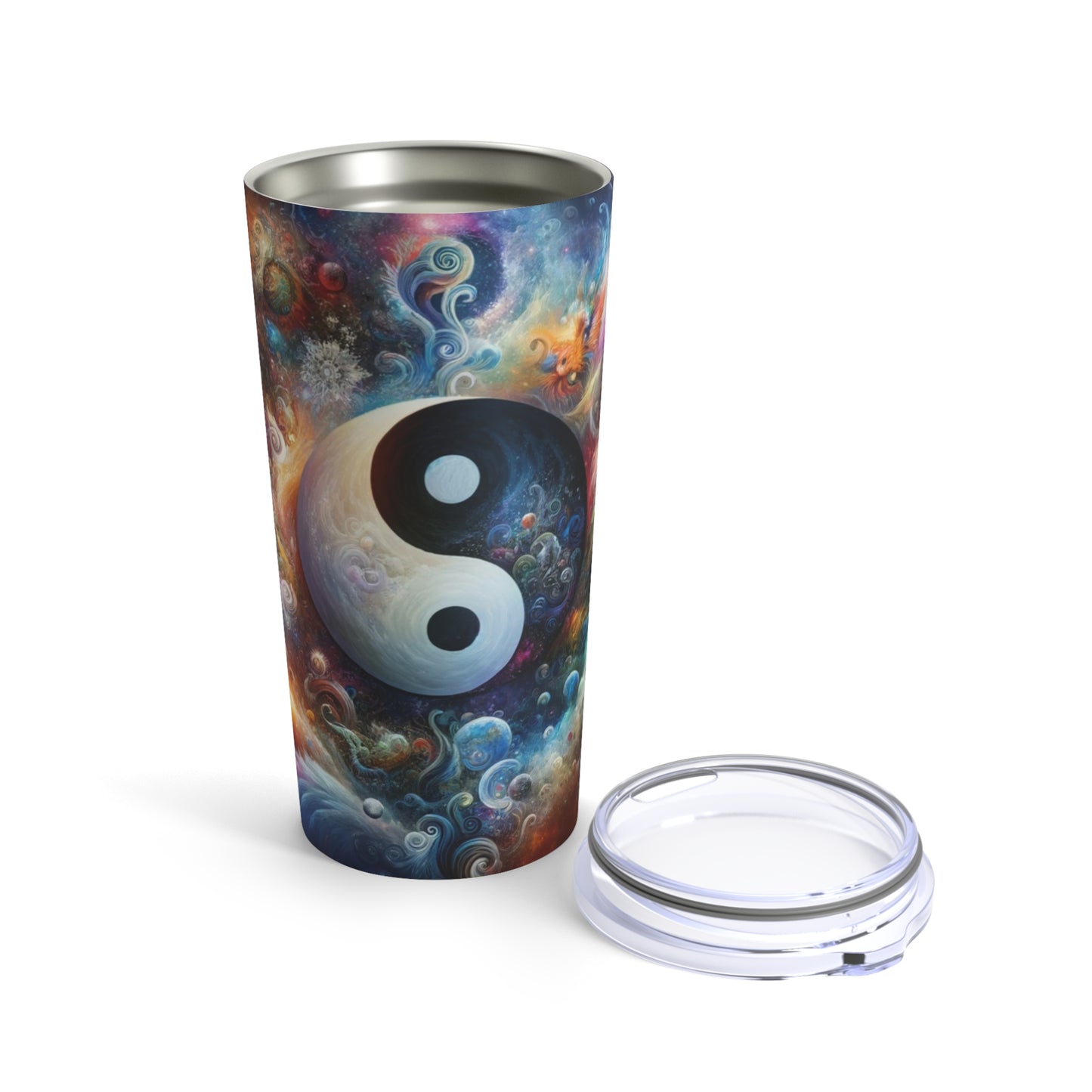 Yin and yang Design Tumbler 20oz