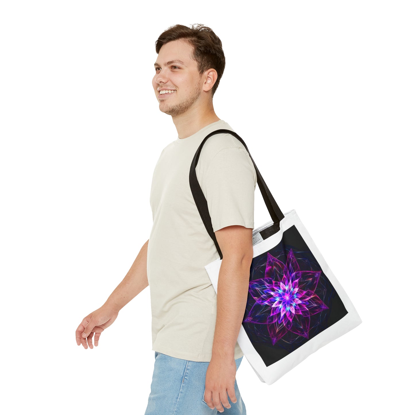 Flower of Life design Tote Bag