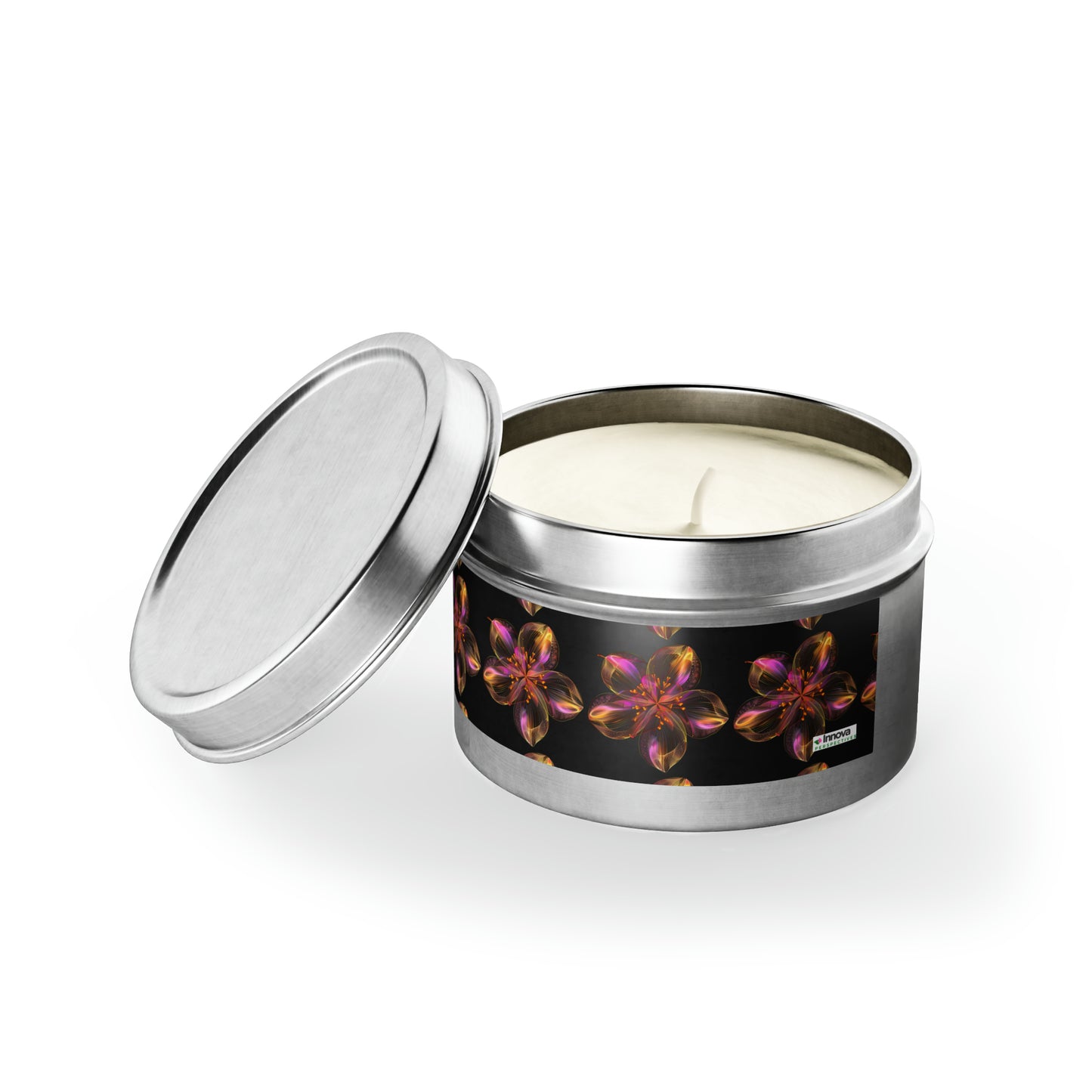 -Serenity Now: Aromatherapy Tin Candles for Yoga & Wellness- lead and zinc-free