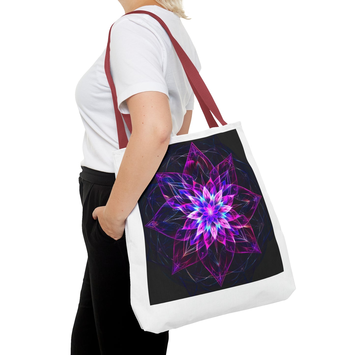 Flower of Life design Tote Bag