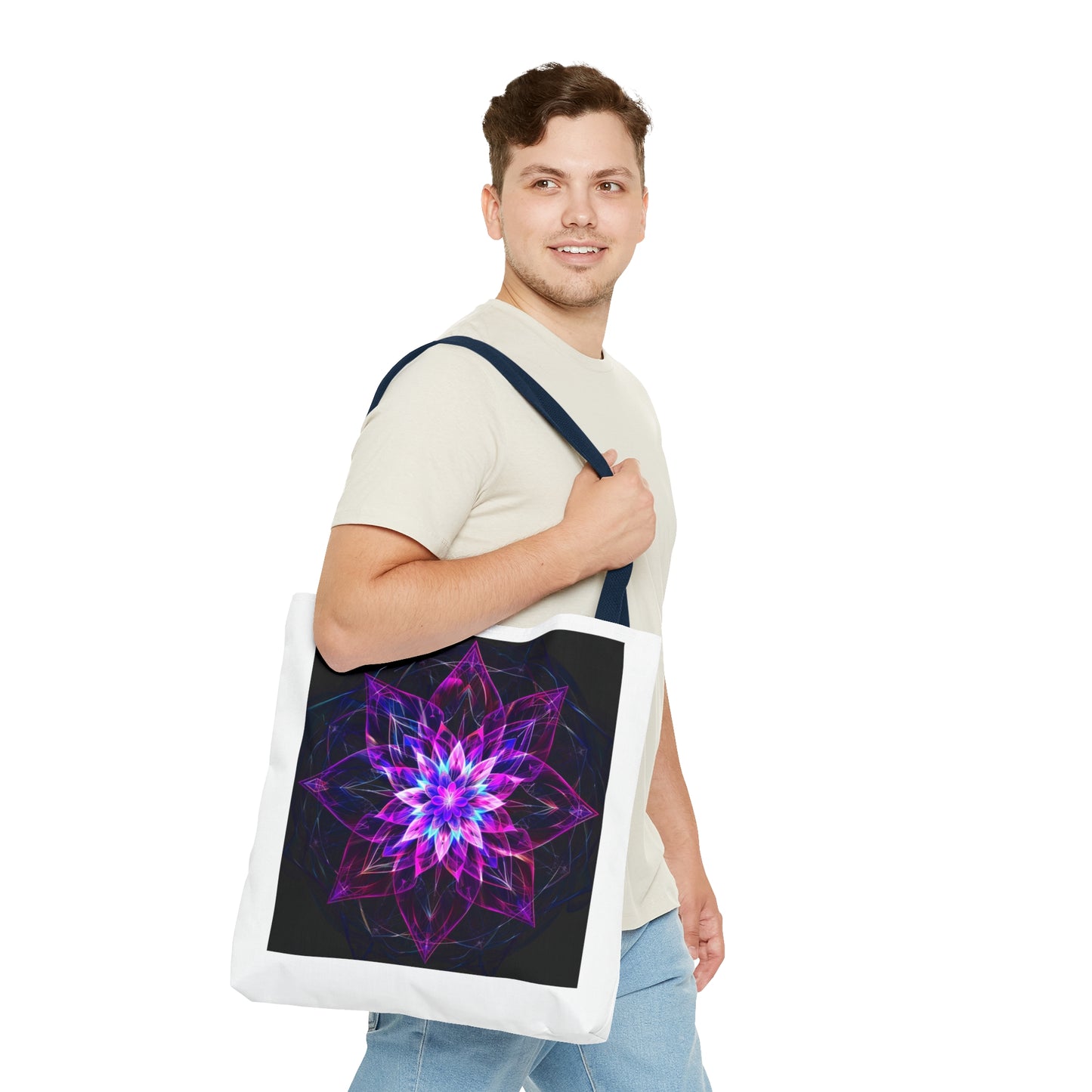 Flower of Life design Tote Bag