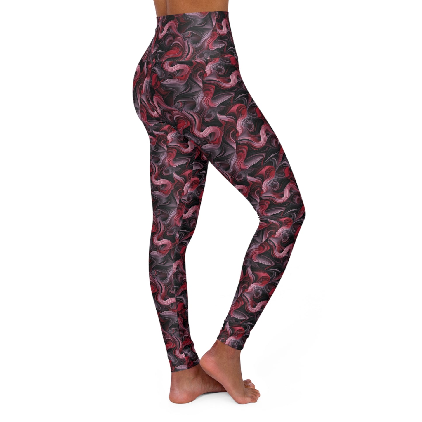 -High Waisted Yoga Leggings