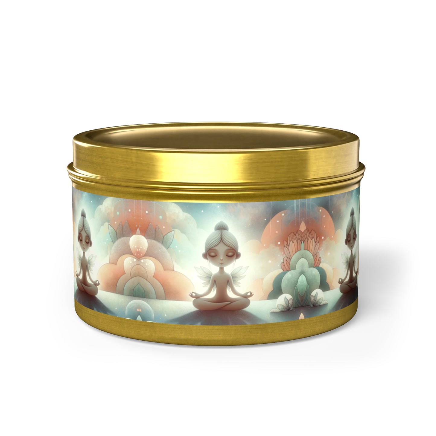 Marie la petite Yogi Tin Candles