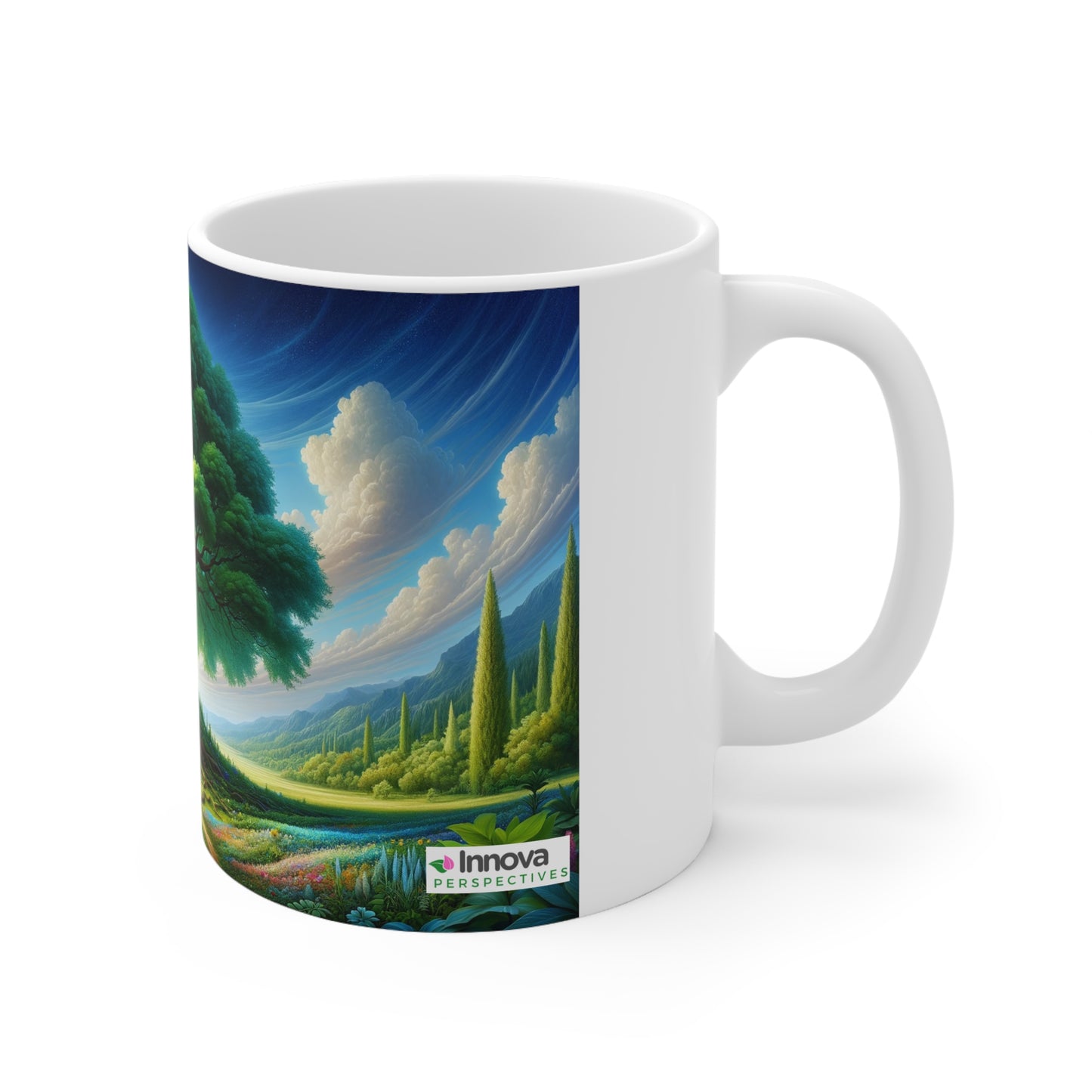 Tasse en céramique Arbre de Vie – Sans plomb ni BPA 11oz / 325 ml / 0,33l