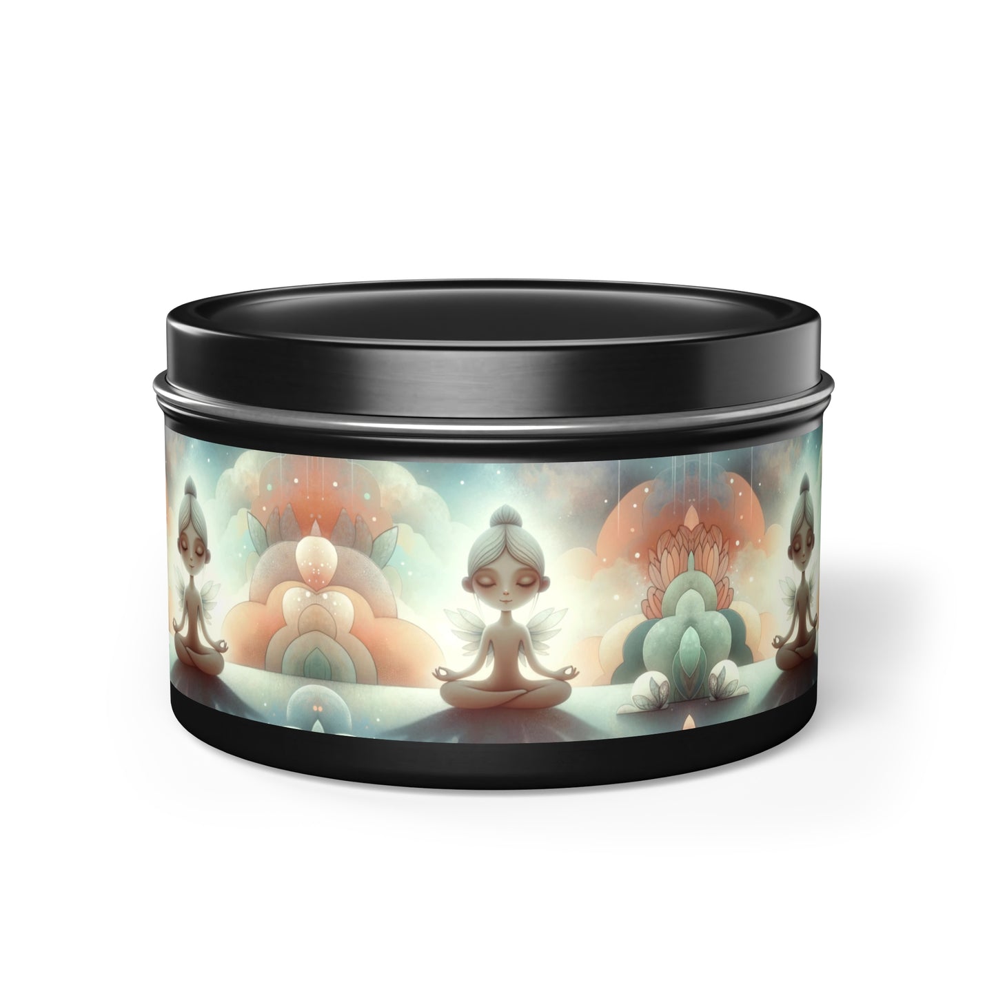 Marie la petite Yogi Tin Candles