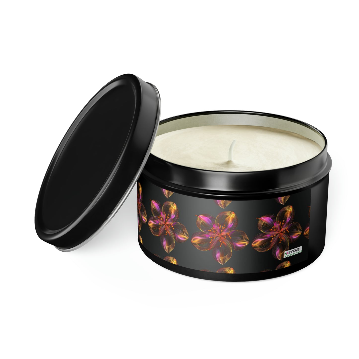 -Serenity Now: Aromatherapy Tin Candles for Yoga & Wellness- lead and zinc-free