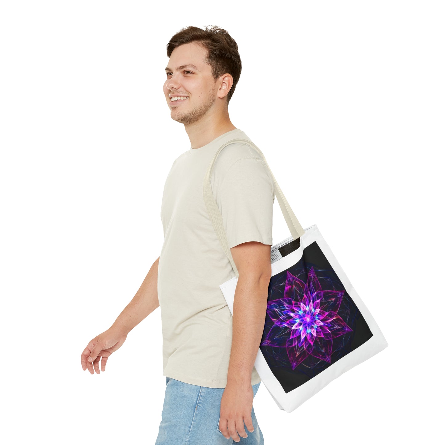 Flower of Life design Tote Bag