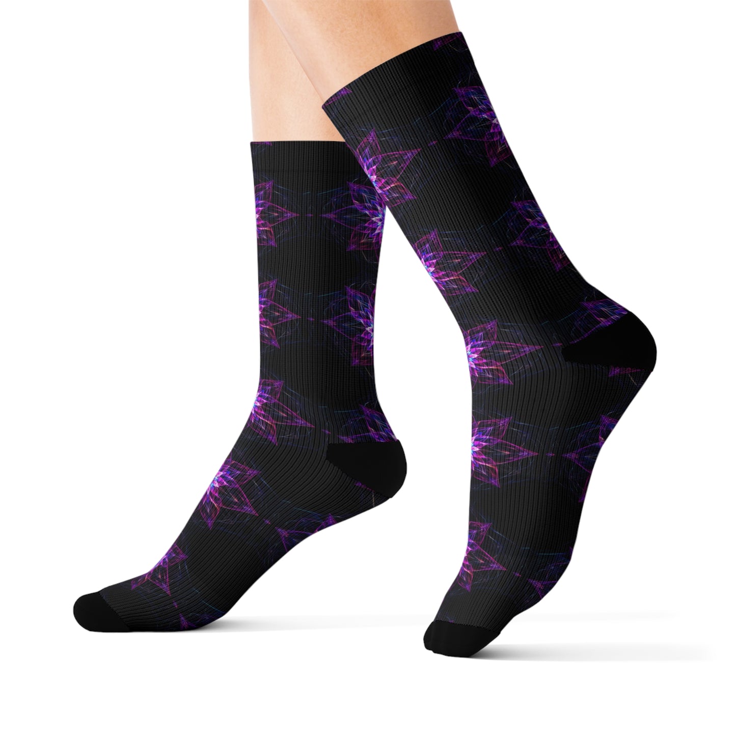 Flower of Life design Socks