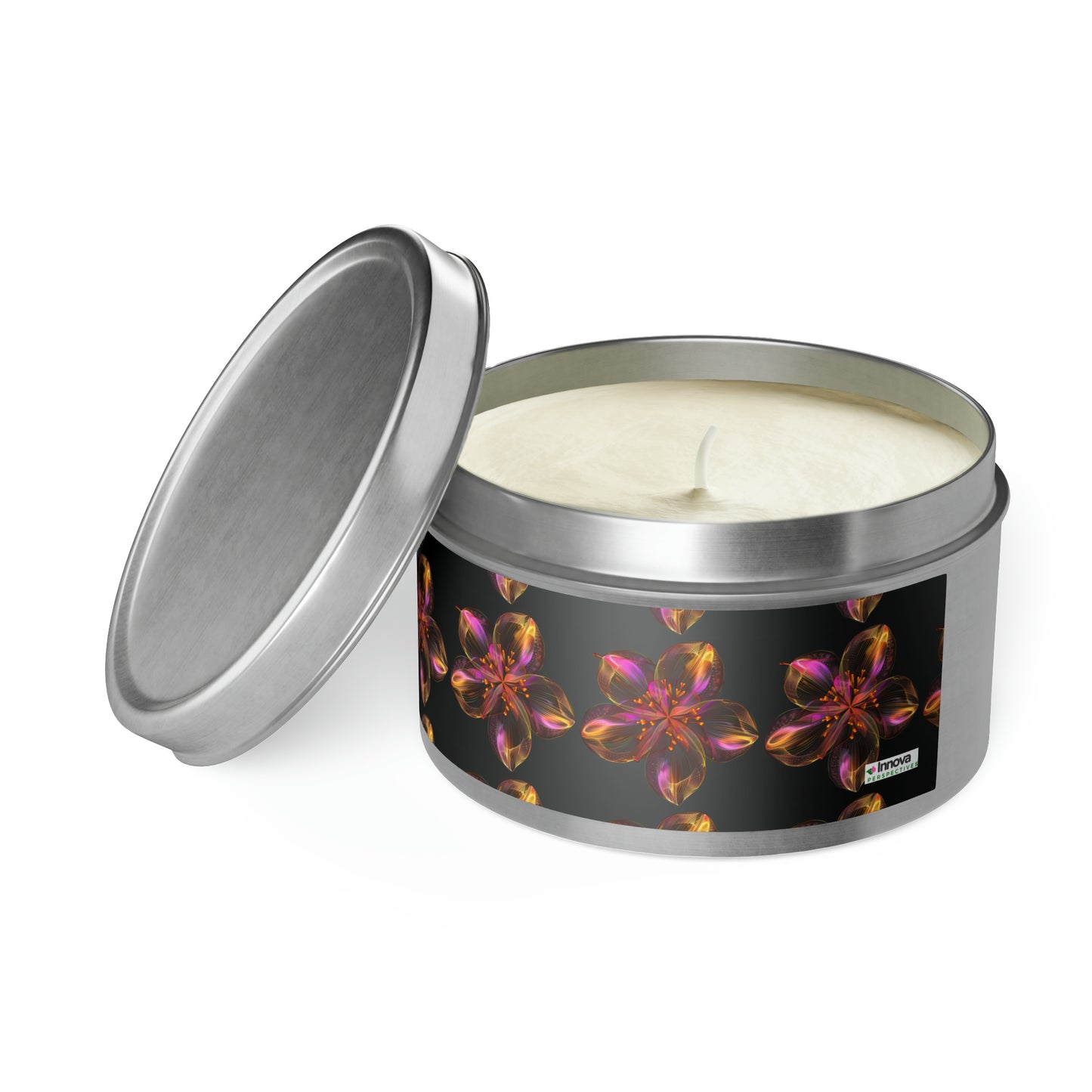 -Serenity Now: Aromatherapy Tin Candles for Yoga & Wellness- lead and zinc-free