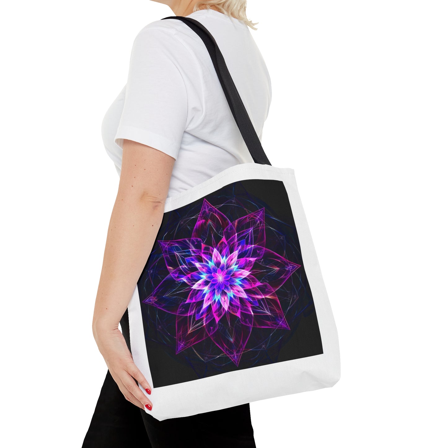 Flower of Life design Tote Bag