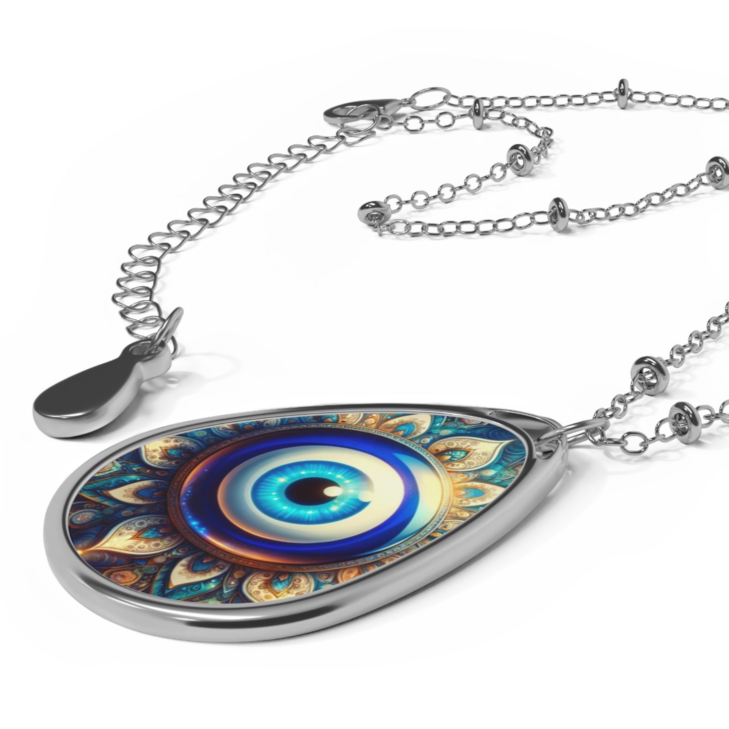 Nazar Boncuk Ultimate protection Oval Necklace