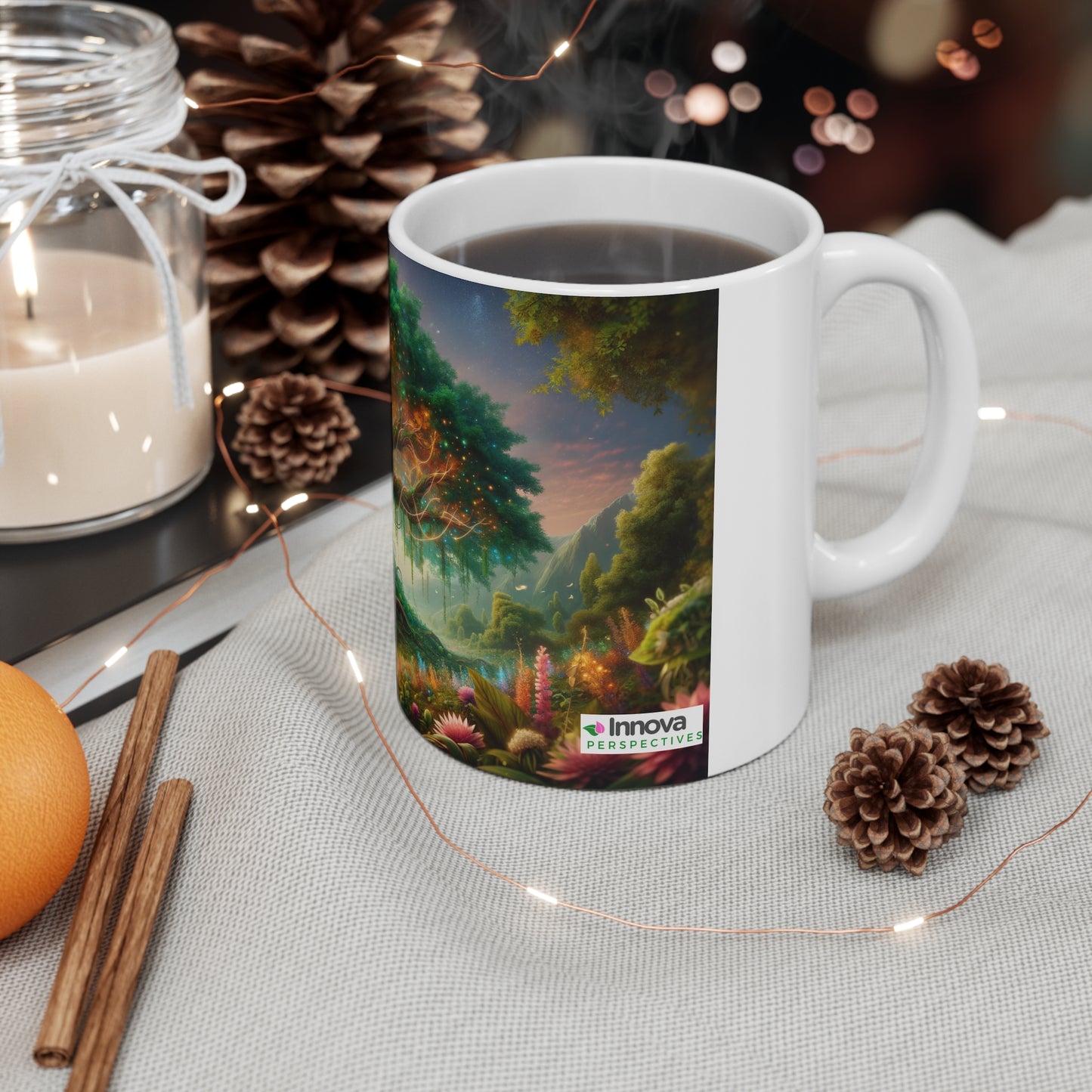 Unique Tree of Life Ceramic Mug – Lead and BPA-Free 11oz / 325 ml / 0.33l